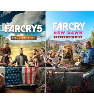 Far Cry 5 Gold Edition + Far Cry New Dawn Deluxe Edition Ultimate Bundle EMEA Ubisoft Connect Ubisoft Key 